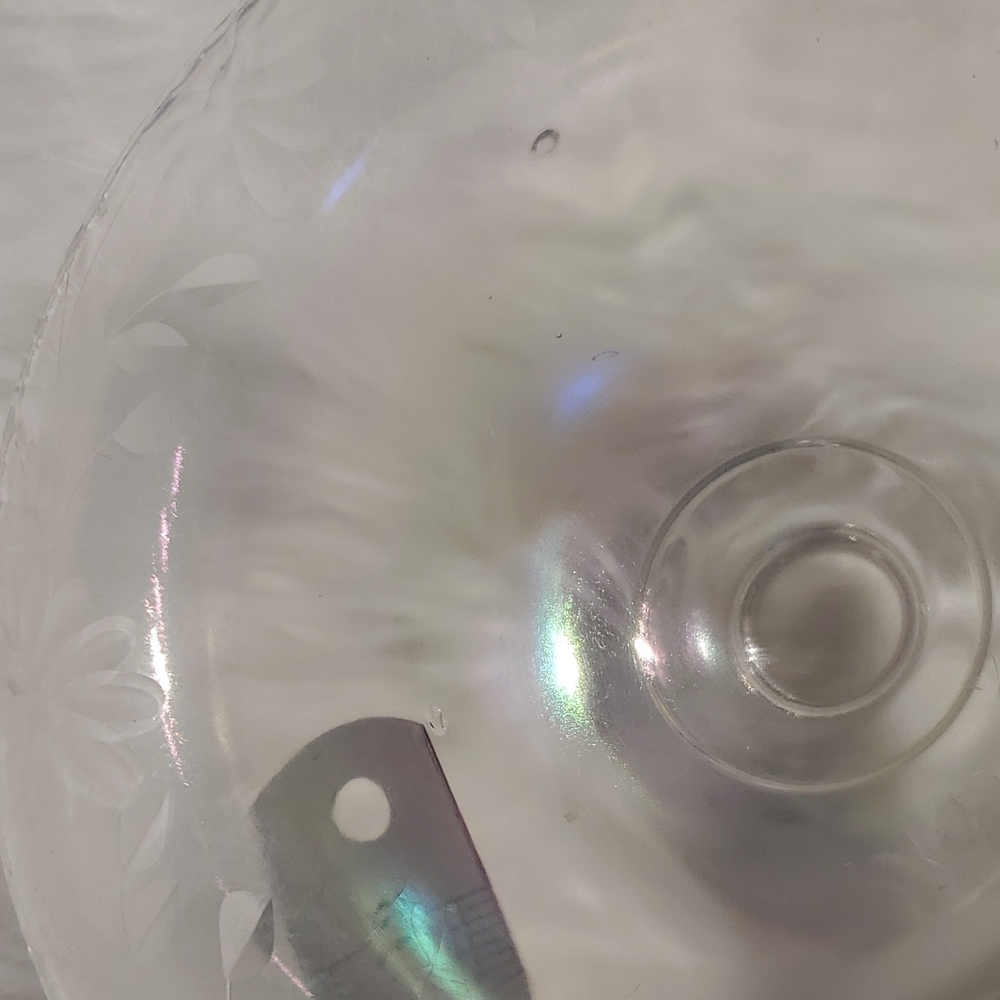 Depression Glass Iridescent Clear - Picture 5 of 12